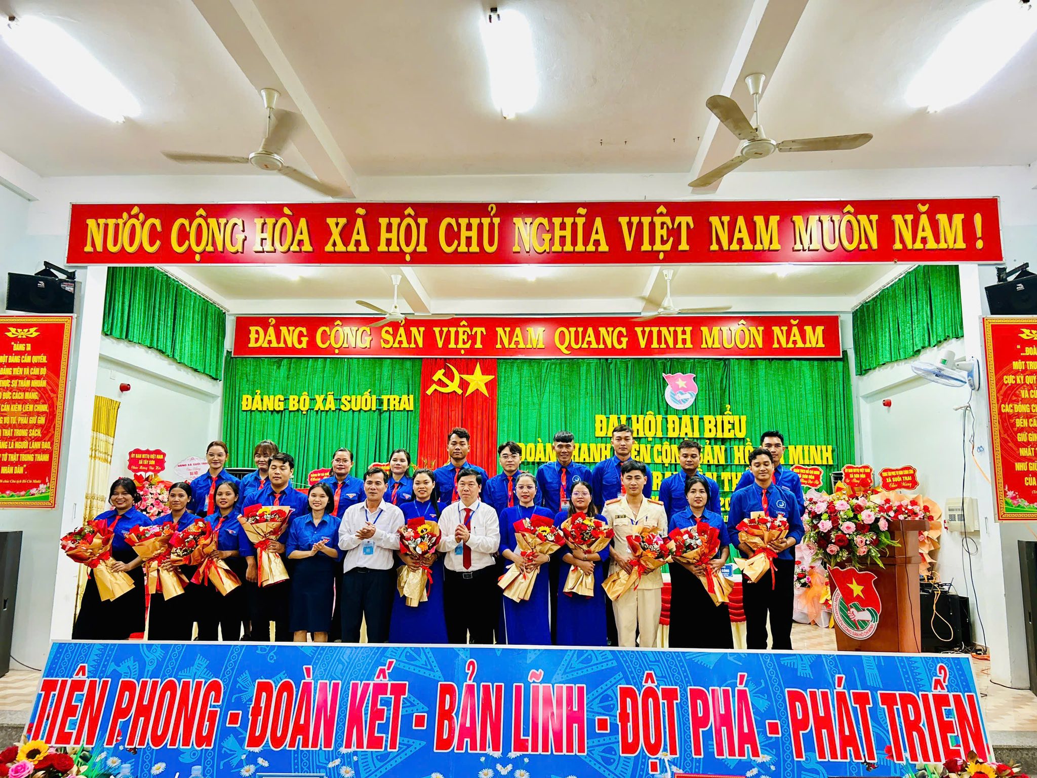 CHÚC MỪNG THÀNH CÔNG ĐẠI HỘI ĐẠI BIỂU ĐOÀN TNCS HỒ CHÍ MINH XÃ SUỐI TRAI LẦN THỨ I, NHIỆM KỲ 2025-2030