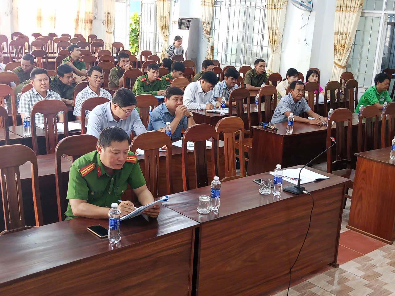 Lễ ký kết xây dựng mô hình “Cổng trường an toàn giao thông” tại các trường học trên địa bàn xã Suối Trai