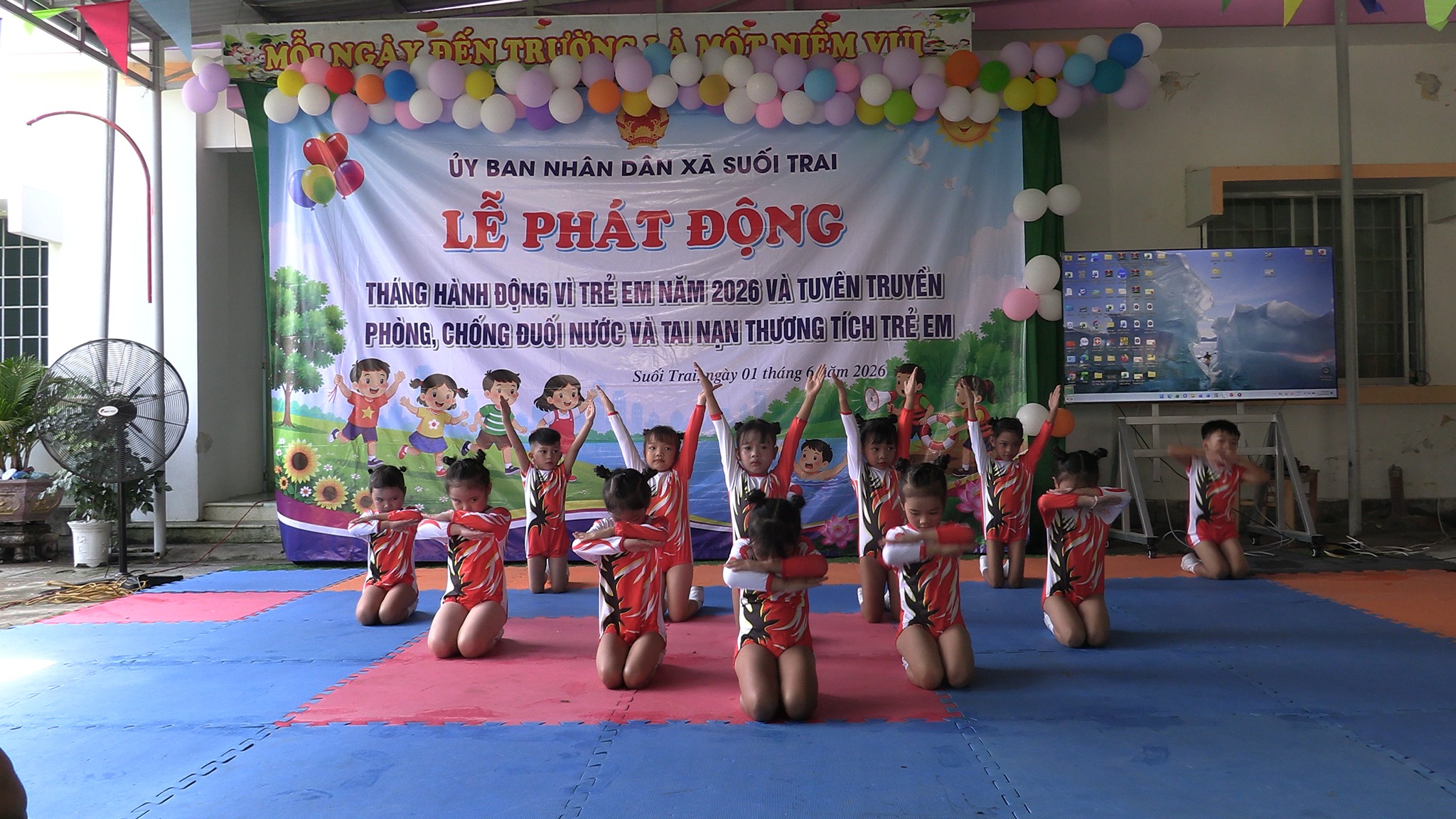 SUỐI TRAI ĐẨY MẠNH CÔNG TÁC BẢO VỆ TRẺ EM VÀ PHÒNG, CHỐNG ĐUỐI NƯỚC TRONG DỊP HÈ 2026