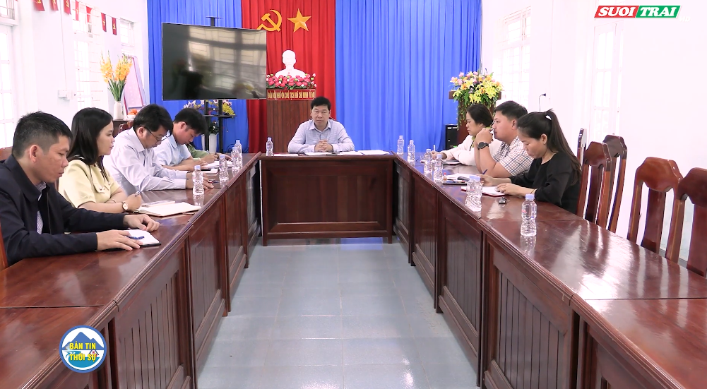 XÃ SUỐI TRAI - ỦY BAN BẦU CỬ TỔ CHỨC HỘI NGHỊ BÁO CÁO CÔNG TÁC BẦU CỬ