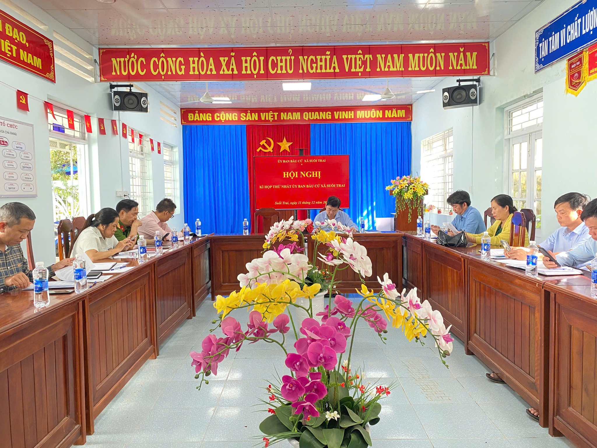 Ủy ban bầu cử xã Suối Trai đã tổ chức Hội nghị lần I