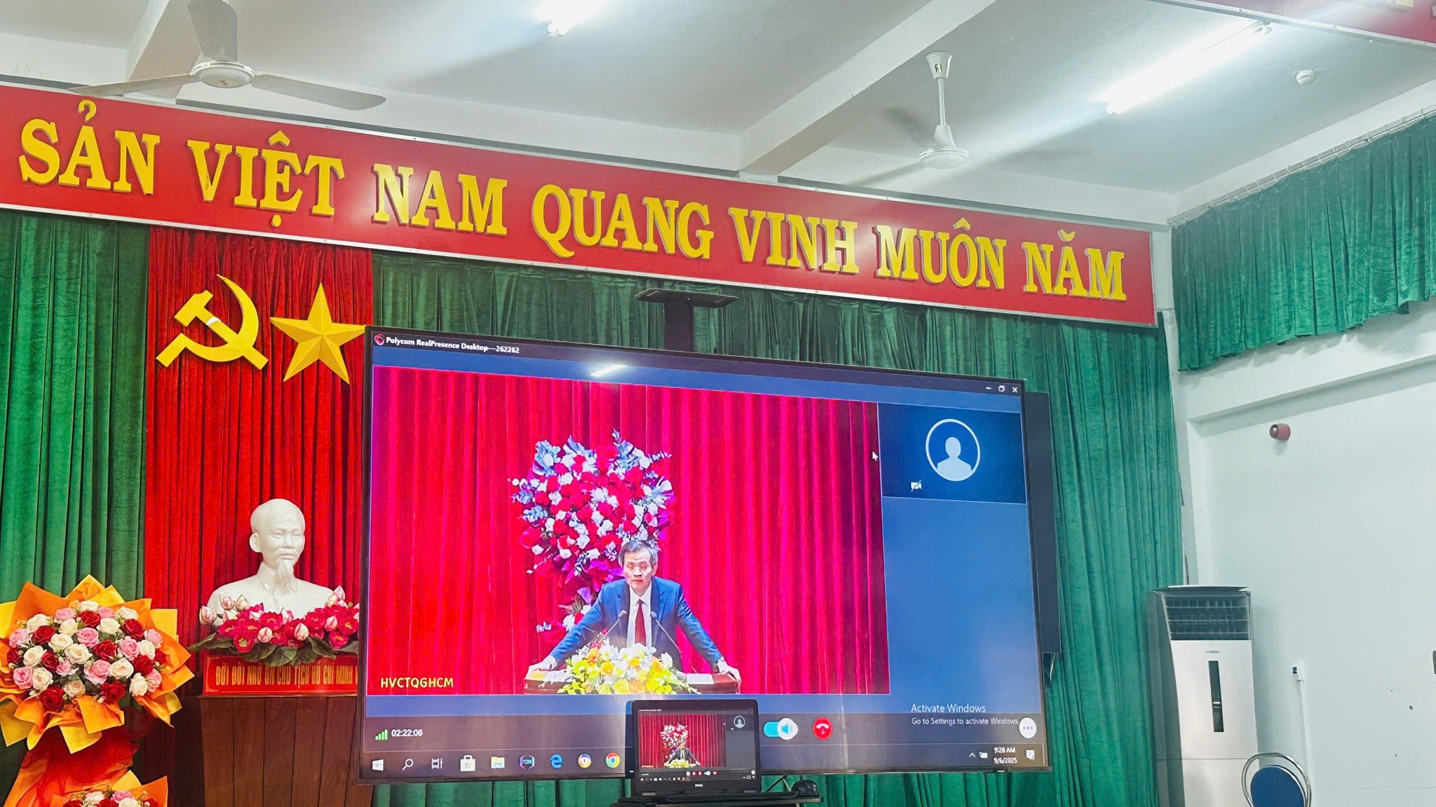 XÃ SUỐI TRAI: Tổ chức kết nối trực tuyến lớp Bồi dưỡng kiến thức, kỹ năng cho cán bộ lãnh đạo quản lý cấp xã, phường, đặc khu do Học viện Chính trị Quốc gia Hồ Chí Minh đào tạo, bồi dưỡng.