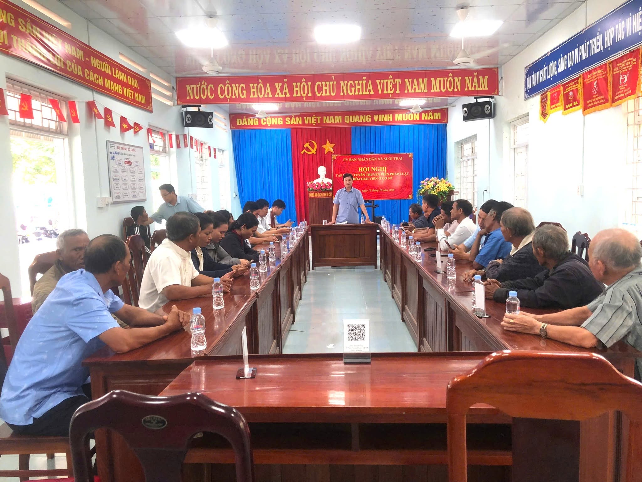 XÃ SUỐI TRAI TẬP HUẤN, BỒI DƯỠNG NGHIỆP VỤ CHO HÒA GIẢI VIÊN CƠ SỞ VÀ TUYÊN TRUYỀN VIÊN PHÁP LUẬT NĂM 2026