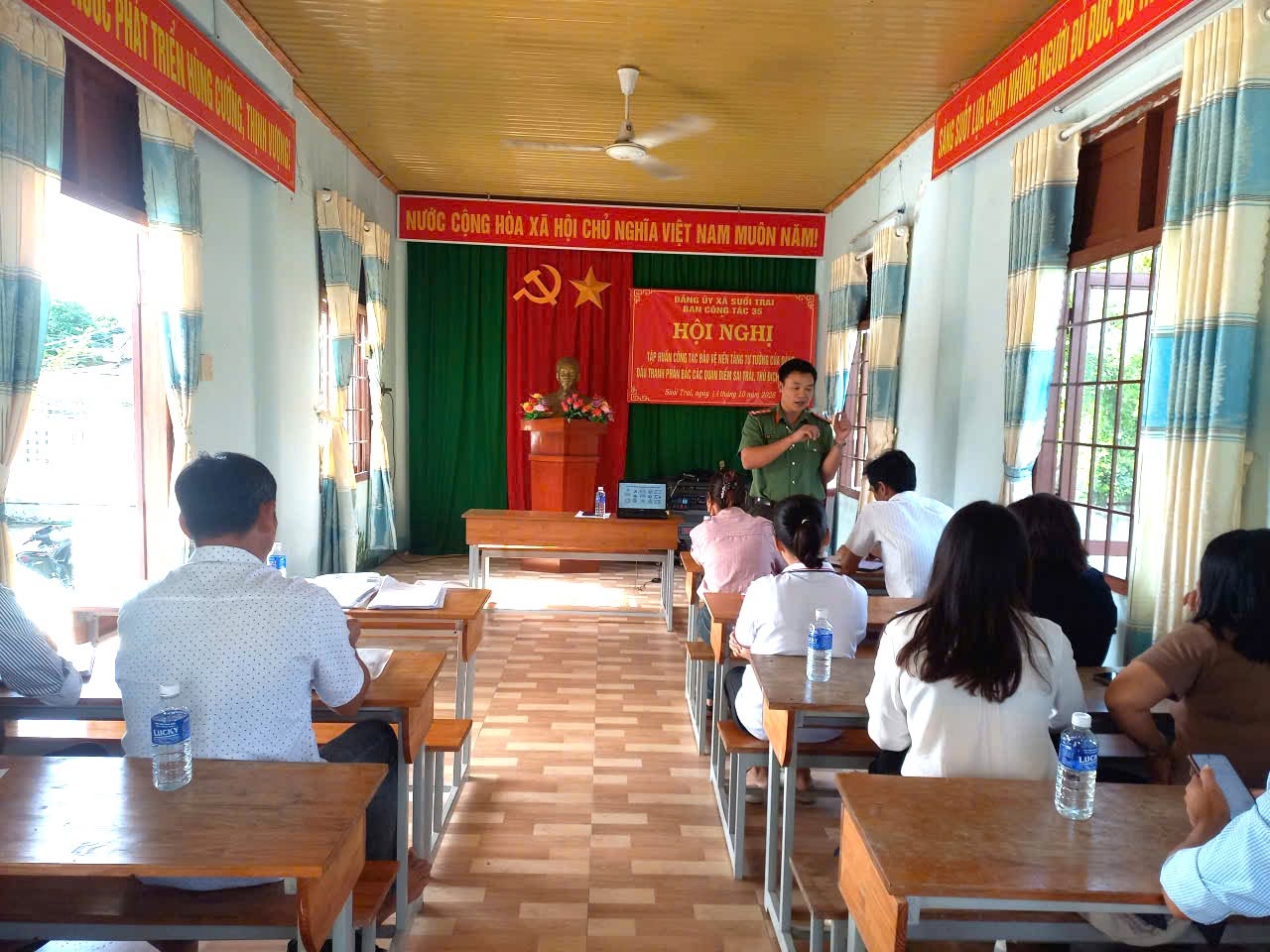XÃ SUỐI TRAI TỔ CHỨC BỒI DƯỠNG NGHIỆP VỤ BẢO VỆ NỀN TẢNG TƯ TƯỞNG CỦA ĐẢNG NĂM 2026